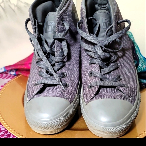 Converse Other - Converse Chuck Taylor, gray, men's sneakers.  Size 8.  (288)